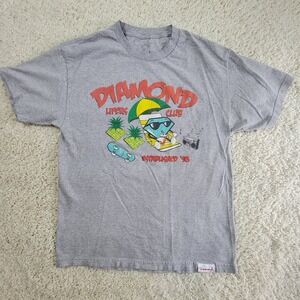 Diamond Supply Co Lifers Club Graphic T-Shirt Skaters USA Made Mens Size Large